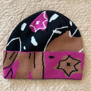 Anthropologie multi-color patterned beanie